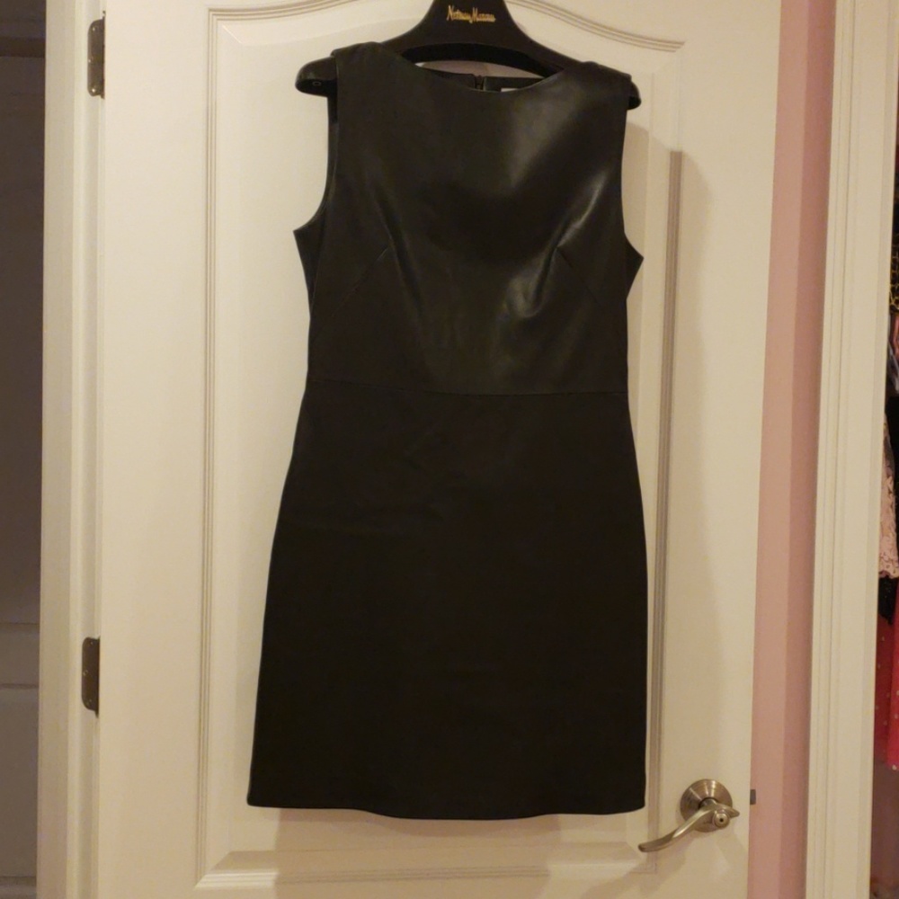 Authentic Sleeveless Burberry Leather Dress SALE